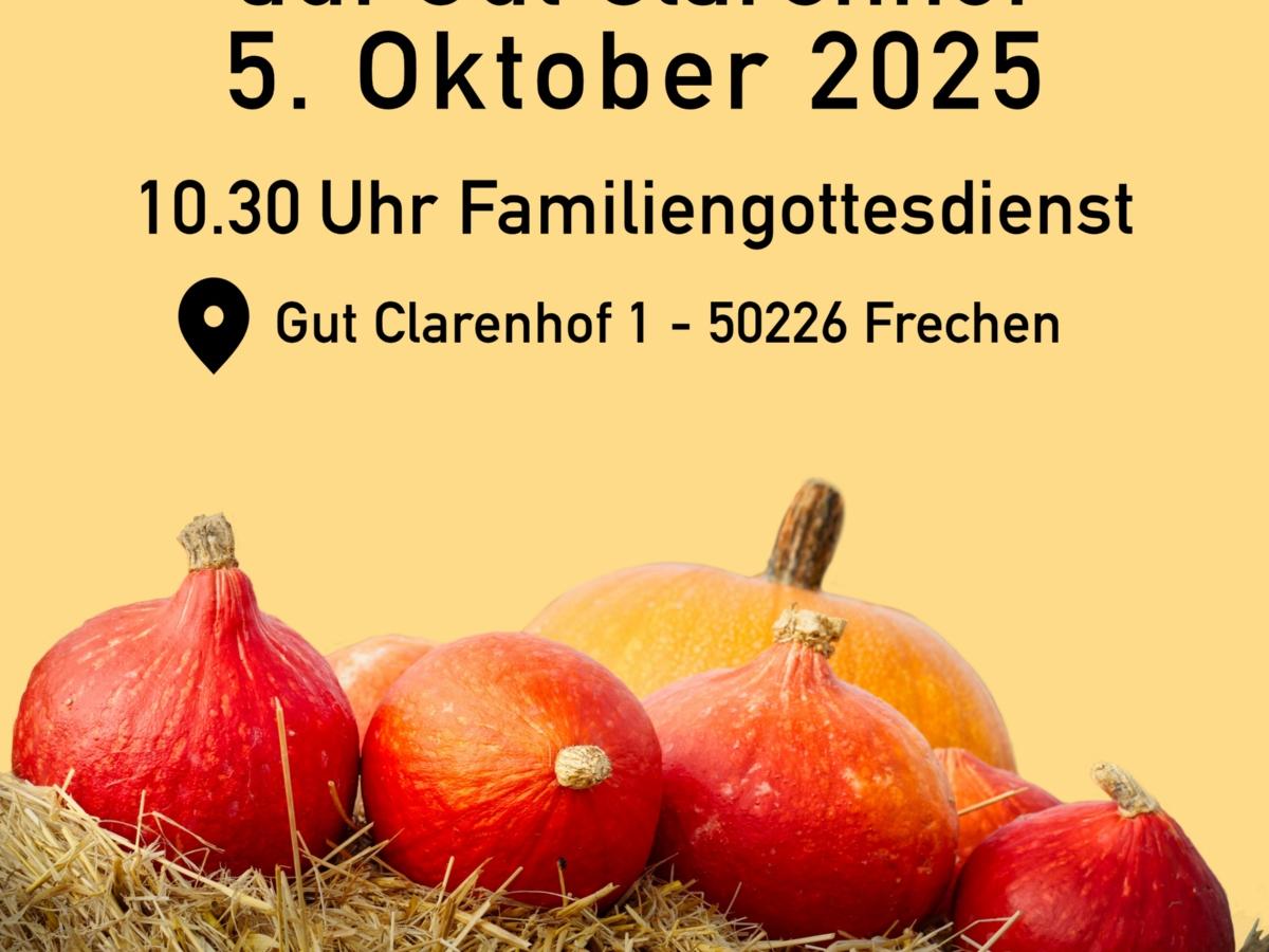 Erntedank Flyer 2025